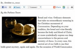 Why I Take Communion