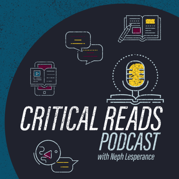 logo from critical reads podcast